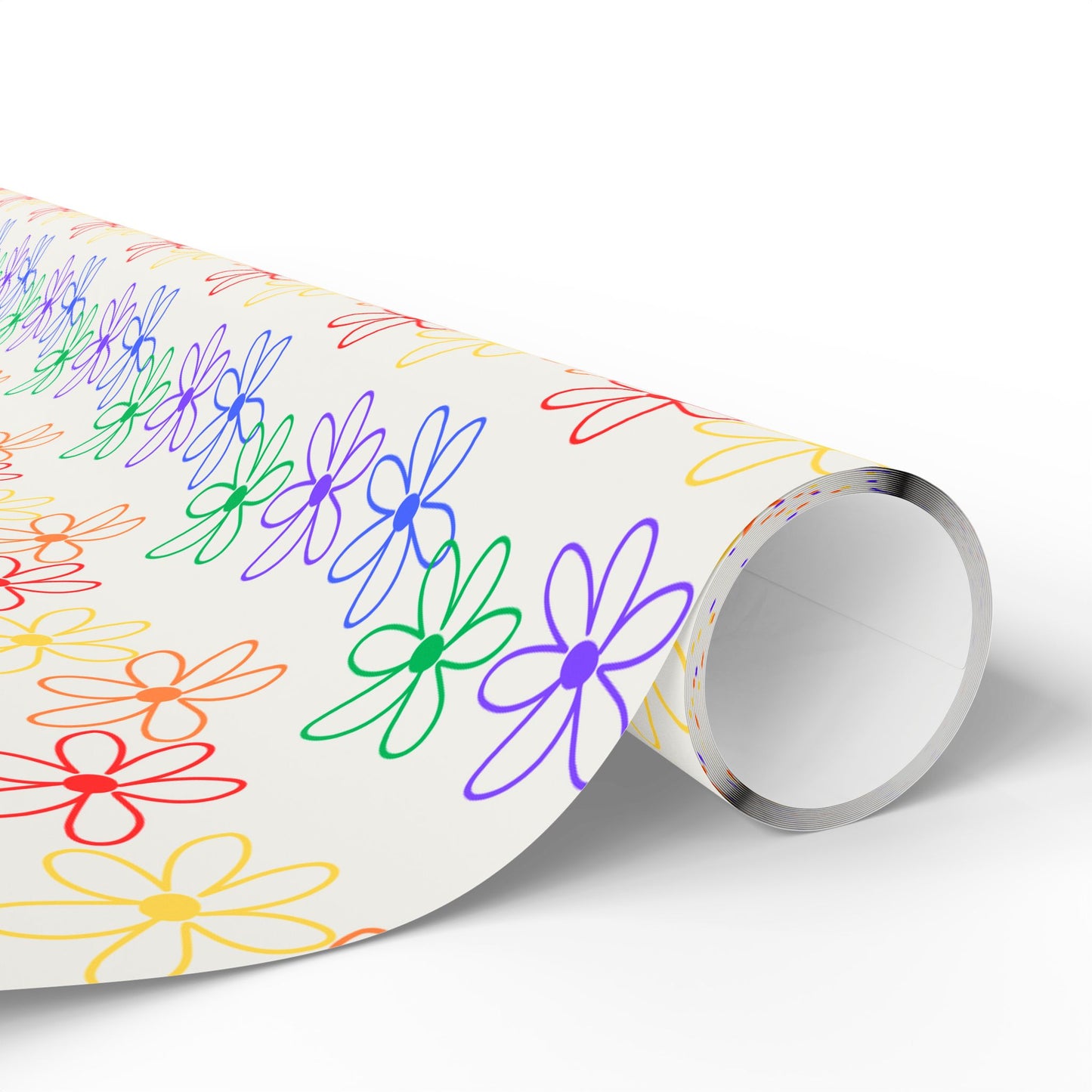 Colorful Floral Wrapping Paper