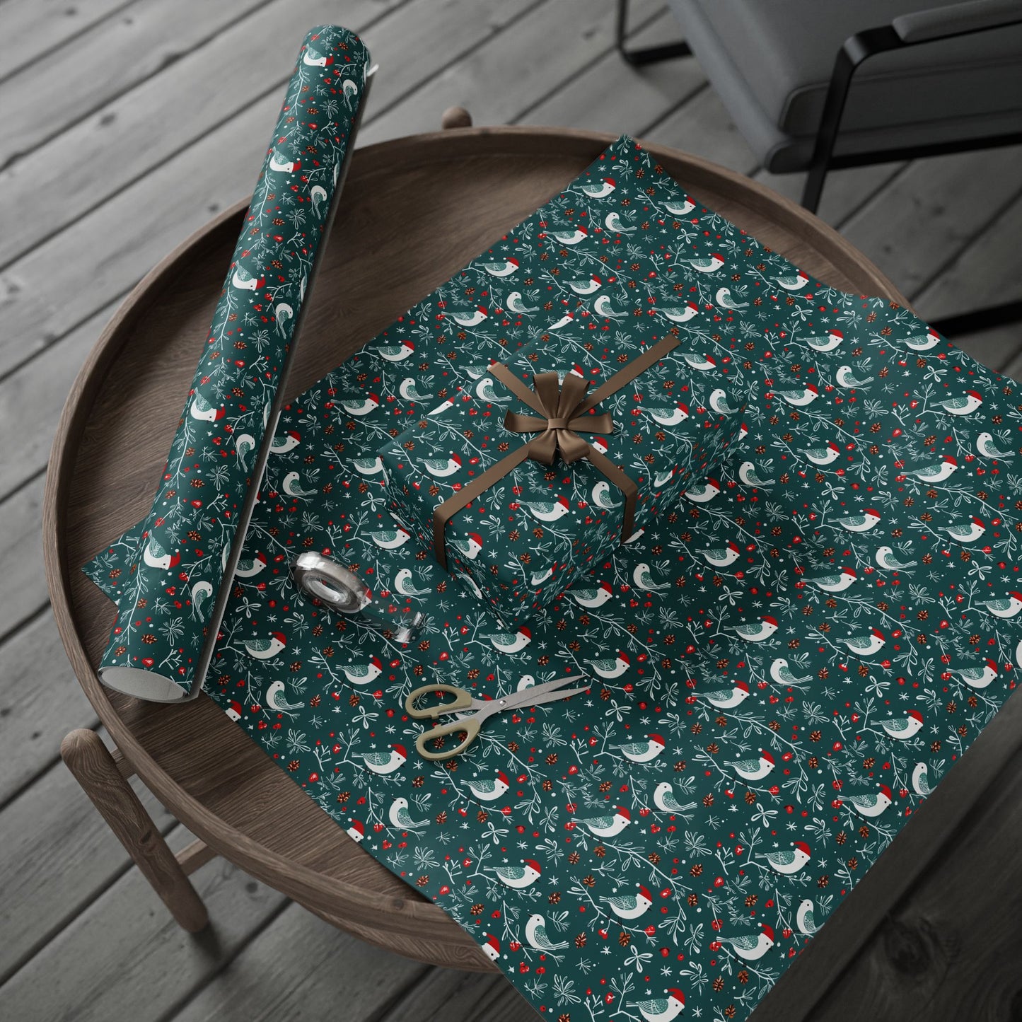 Chirp, Chirp, Hooray! Holiday Wrapping Paper