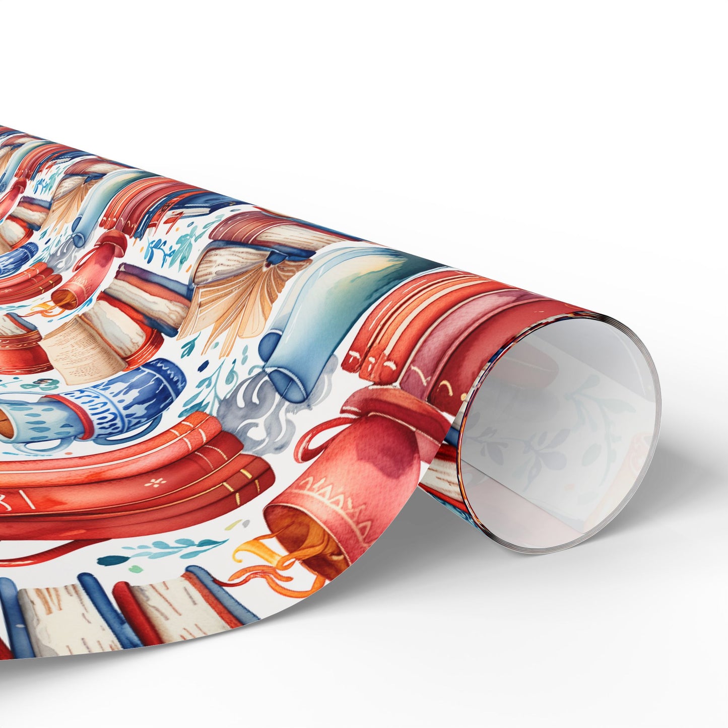 Book Lover Blue Wrapping Papers