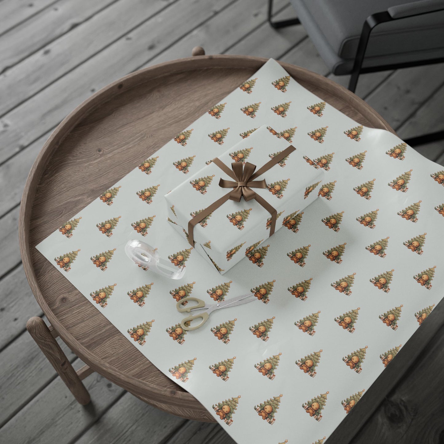 Snuggle & Sprinkle – Gingerbread Dreams Wrapping Paper