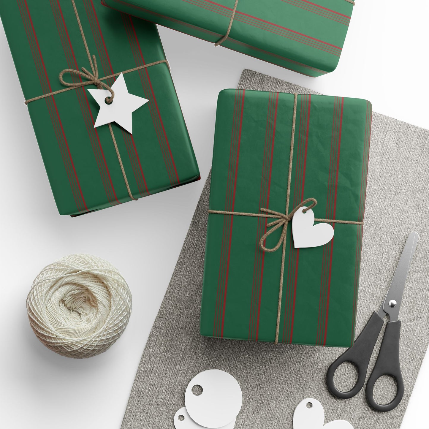 Elegant Green & Red Holiday
