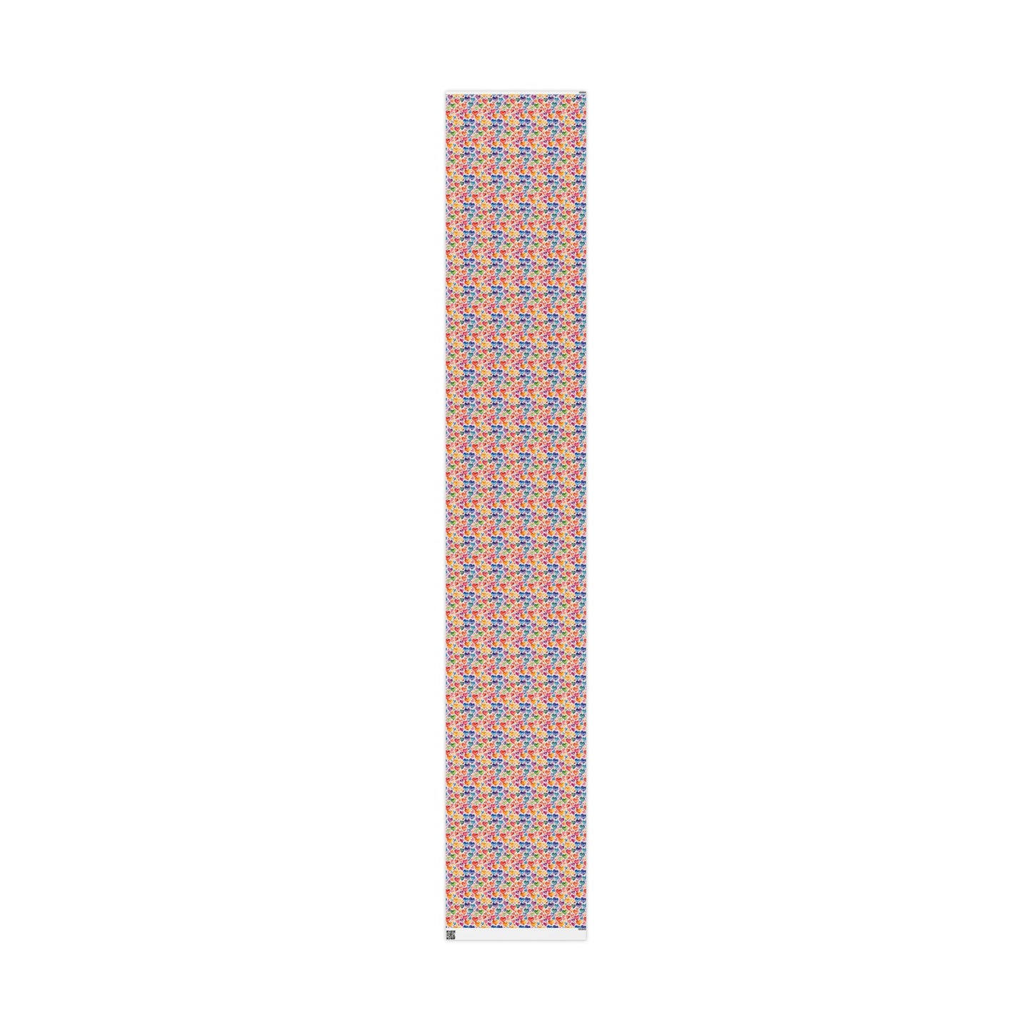 Vibrant Multicolor Heart Wrapping Paper