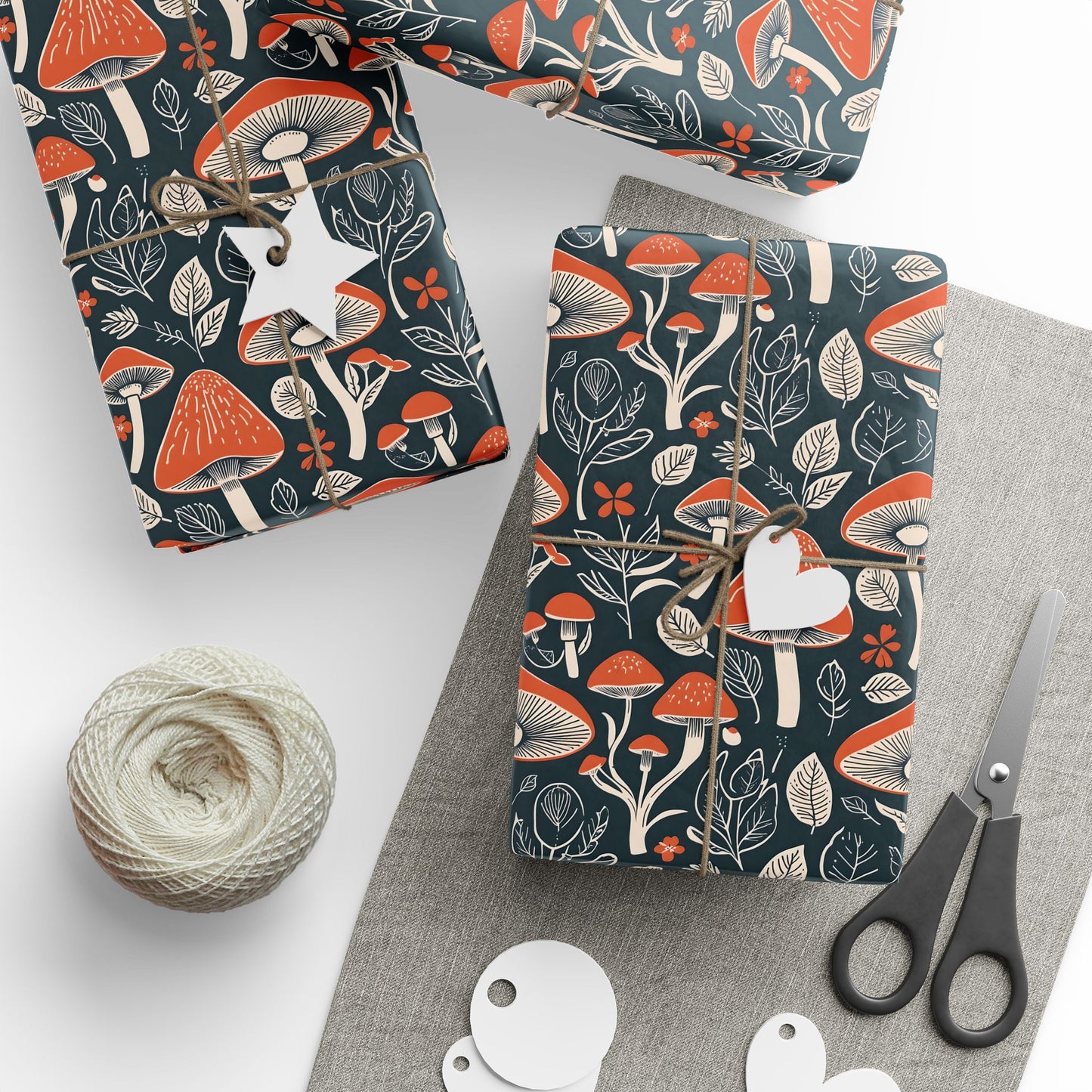 Retro - Inspired Mushroom Motif Design