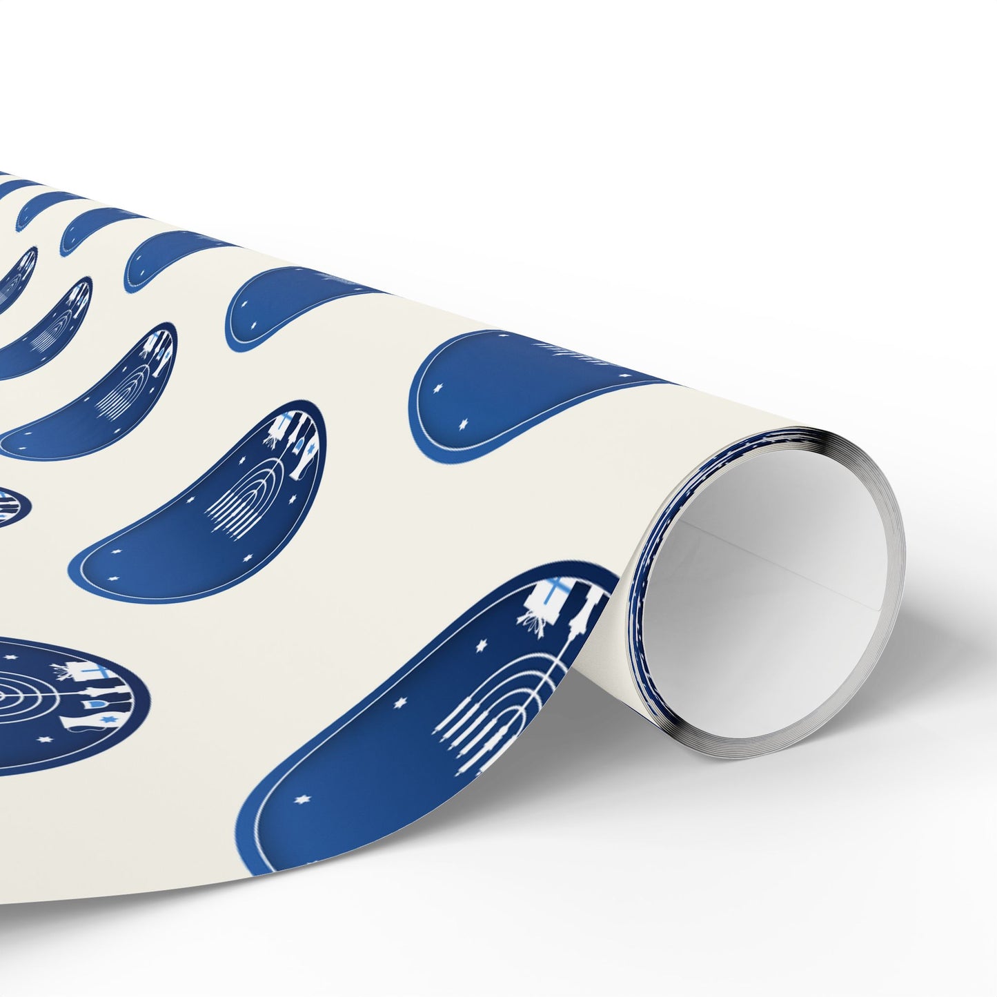 Hanukkah Blue and White Wrapping Papers