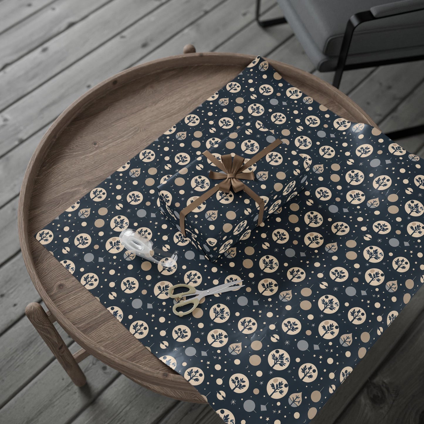 Stellar Stillness – Modern Holiday Wrapping Paper
