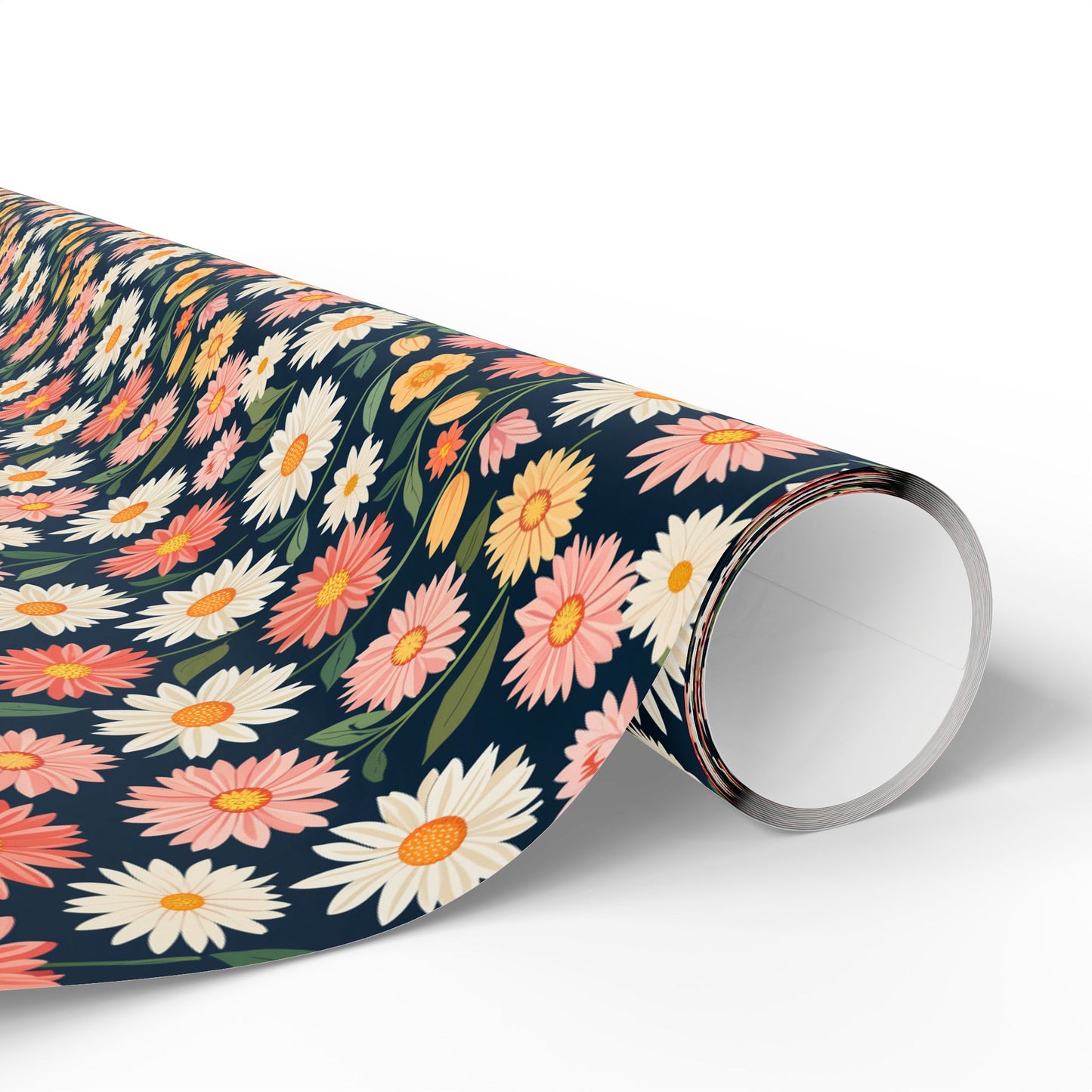 Colorful Daisy Floral Wrapping Paper