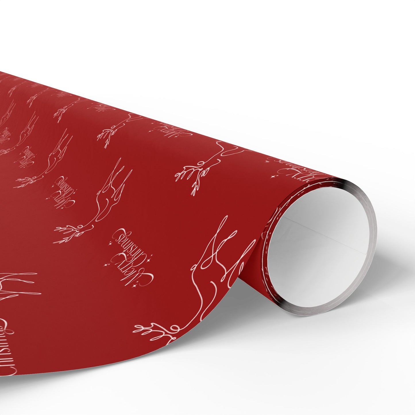 Sleigh All Day – Minimalist Reindeer Christmas Wrapping Paper