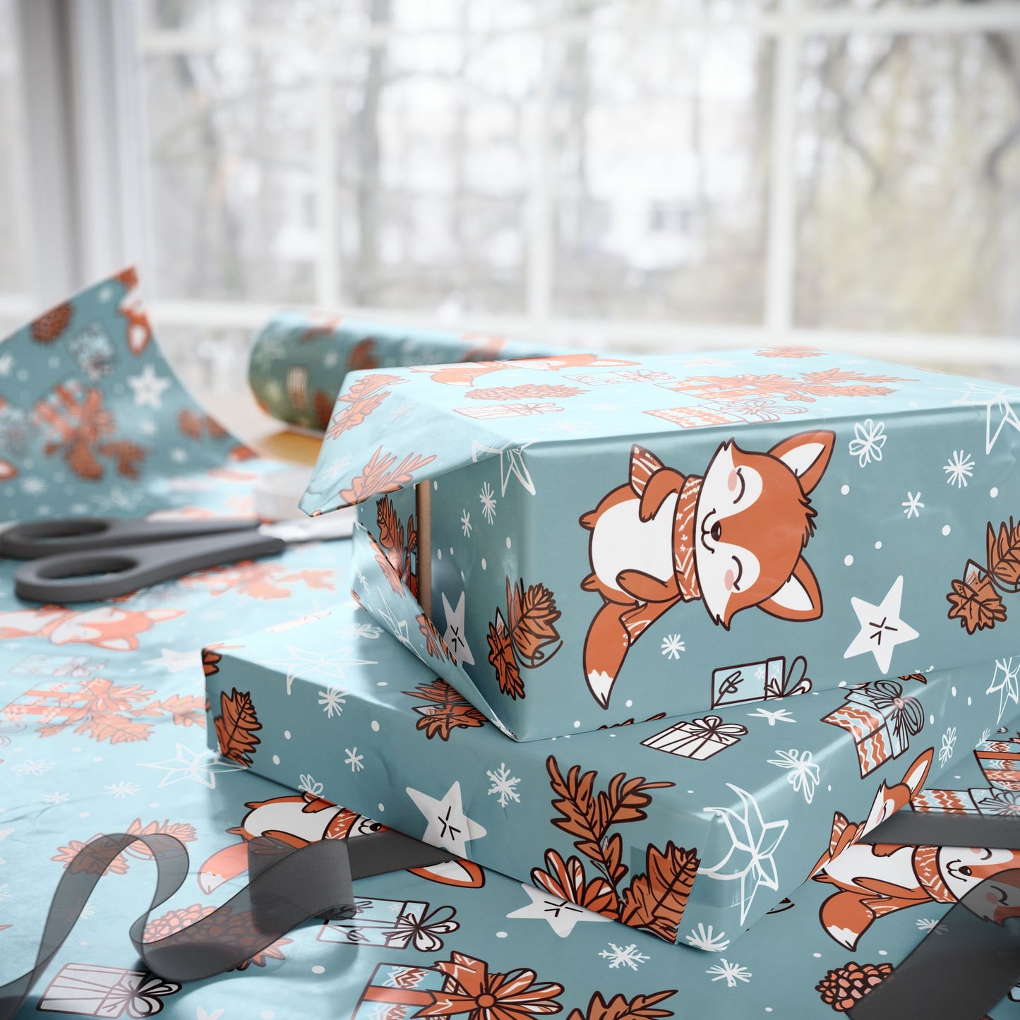 Festive Fox & Frosted Pines