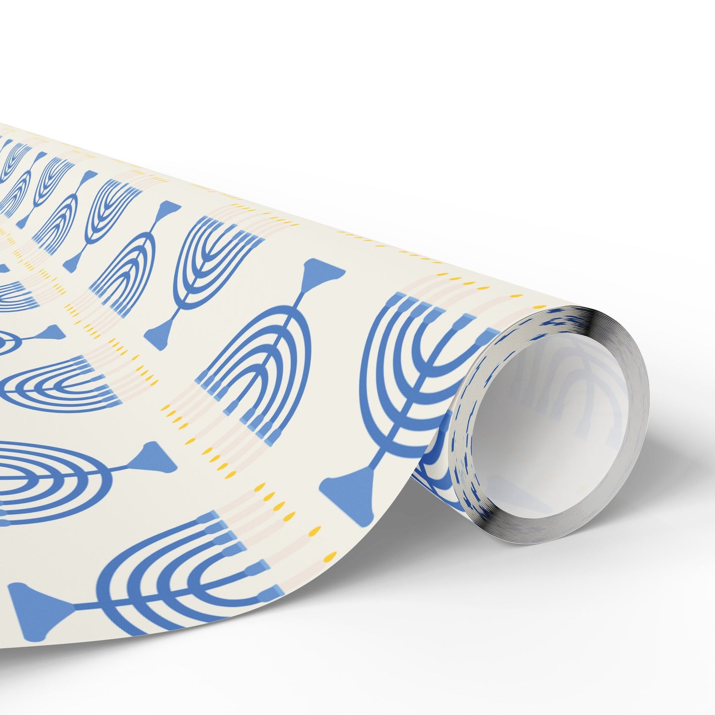 Hanukkah Menorah Wrapping Paper