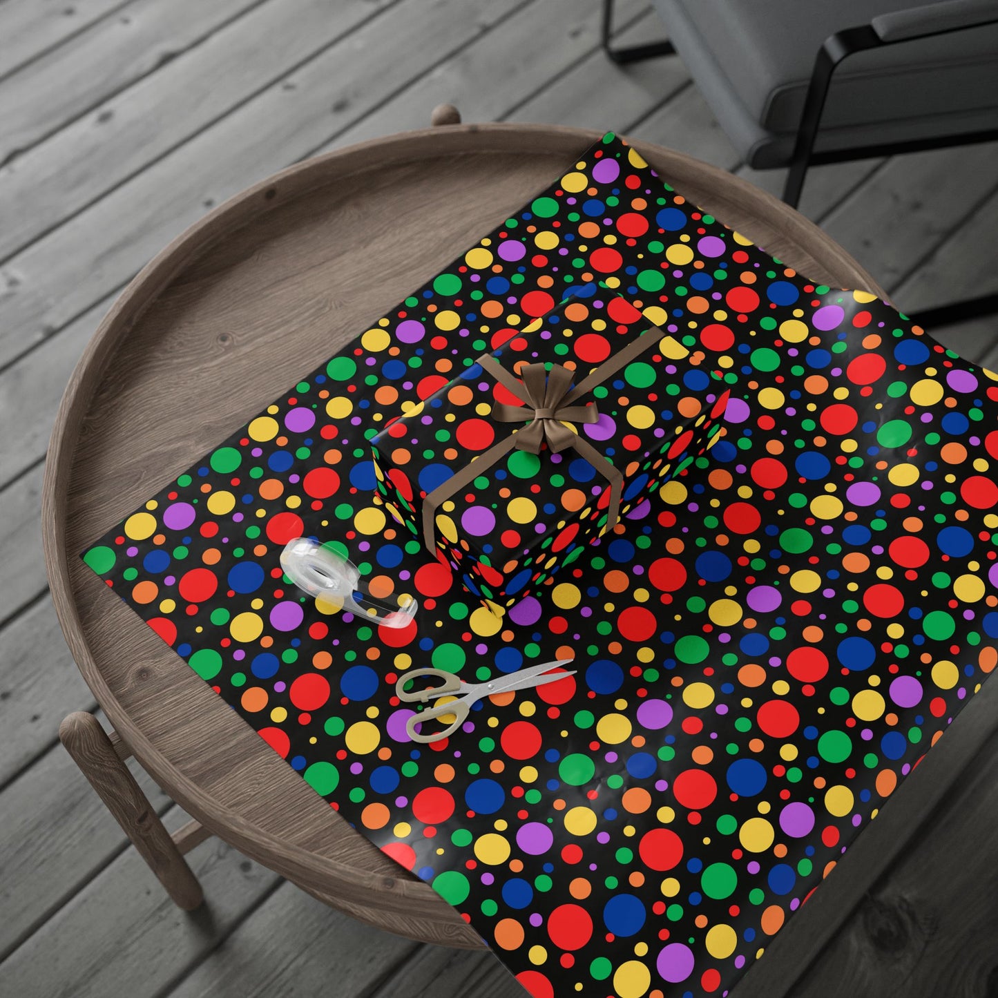 Colorful Polka Dot Wrapping Papers, Fun Gift Wrap for Birthdays, Parties, Celebrations, Events, Holidays, Arts and Crafts