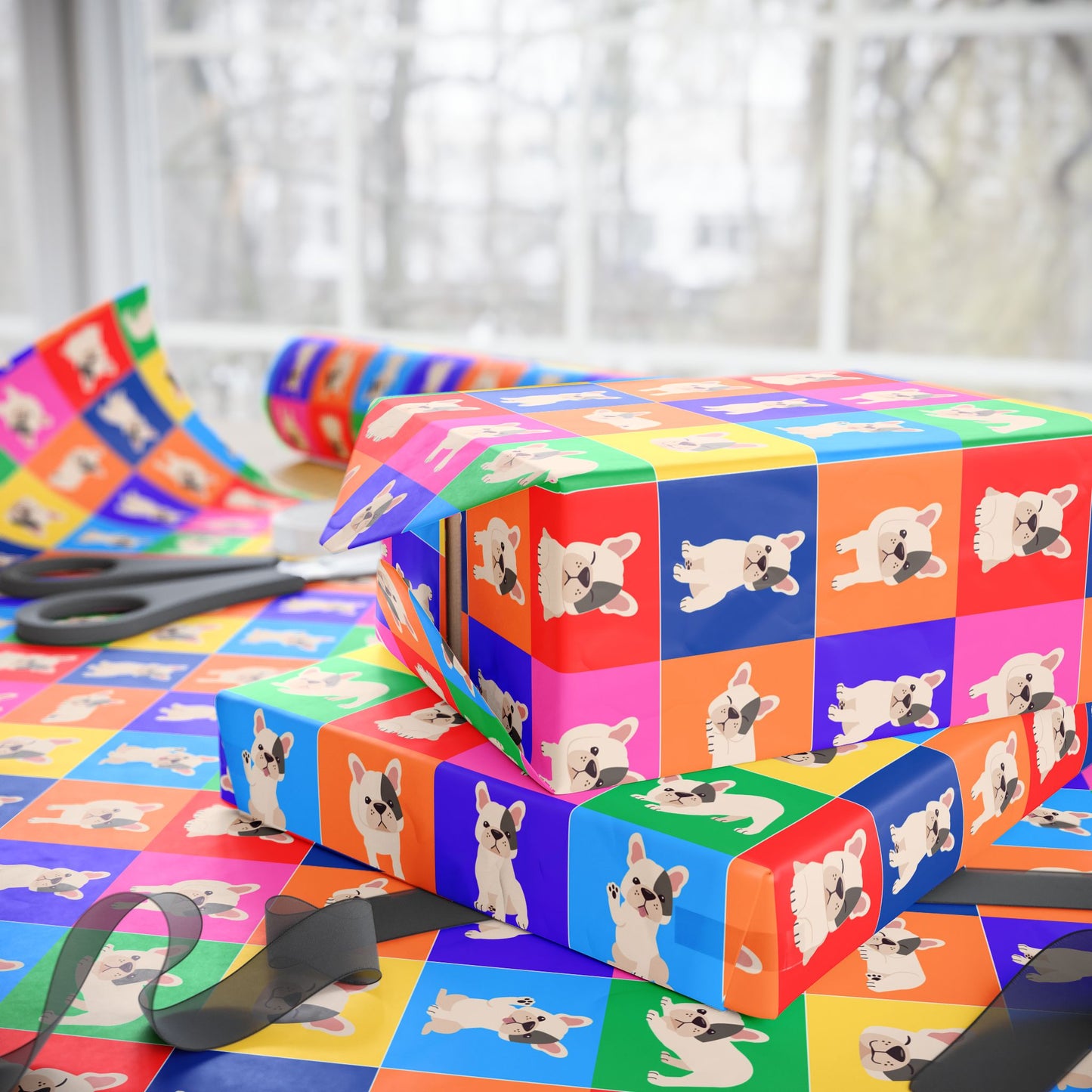 French bulldog Wrapping Paper