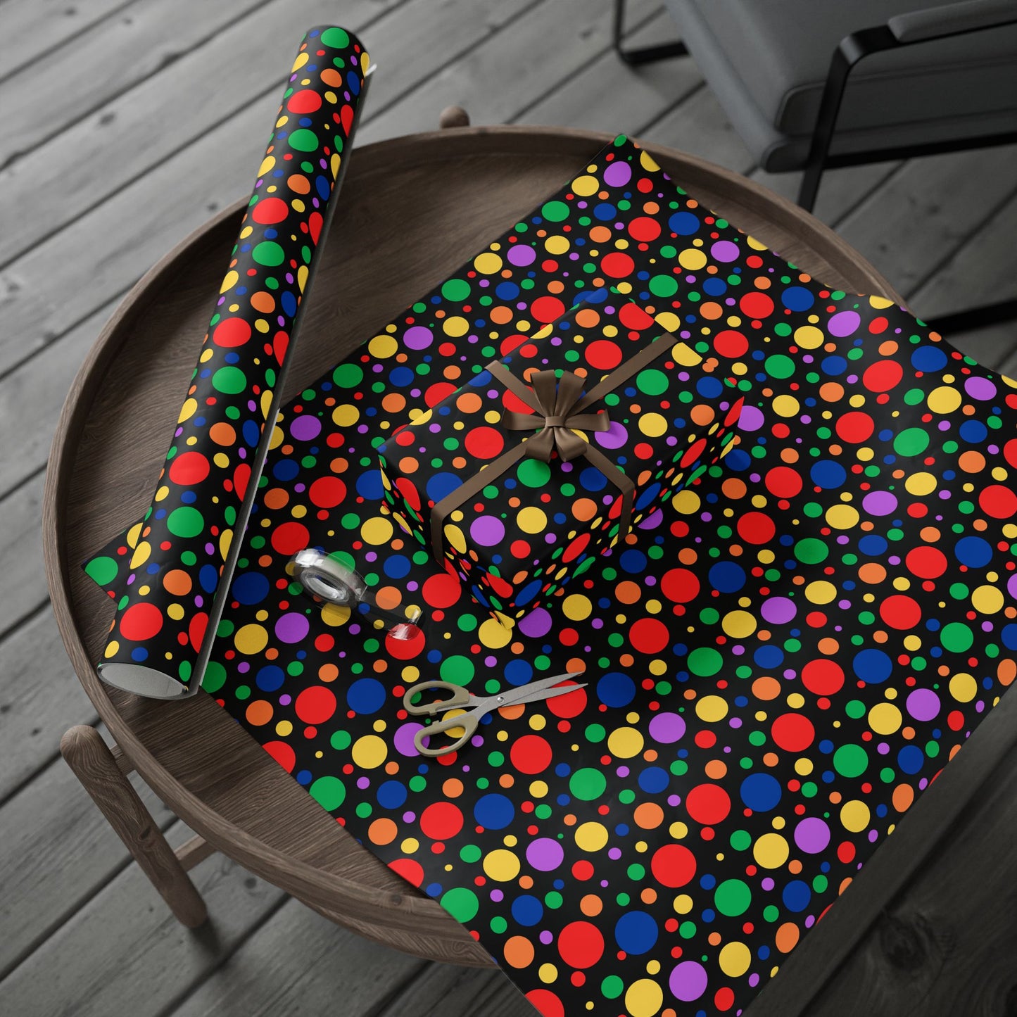 Colorful Polka Dot Wrapping Papers, Fun Gift Wrap for Birthdays, Parties, Celebrations, Events, Holidays, Arts and Crafts
