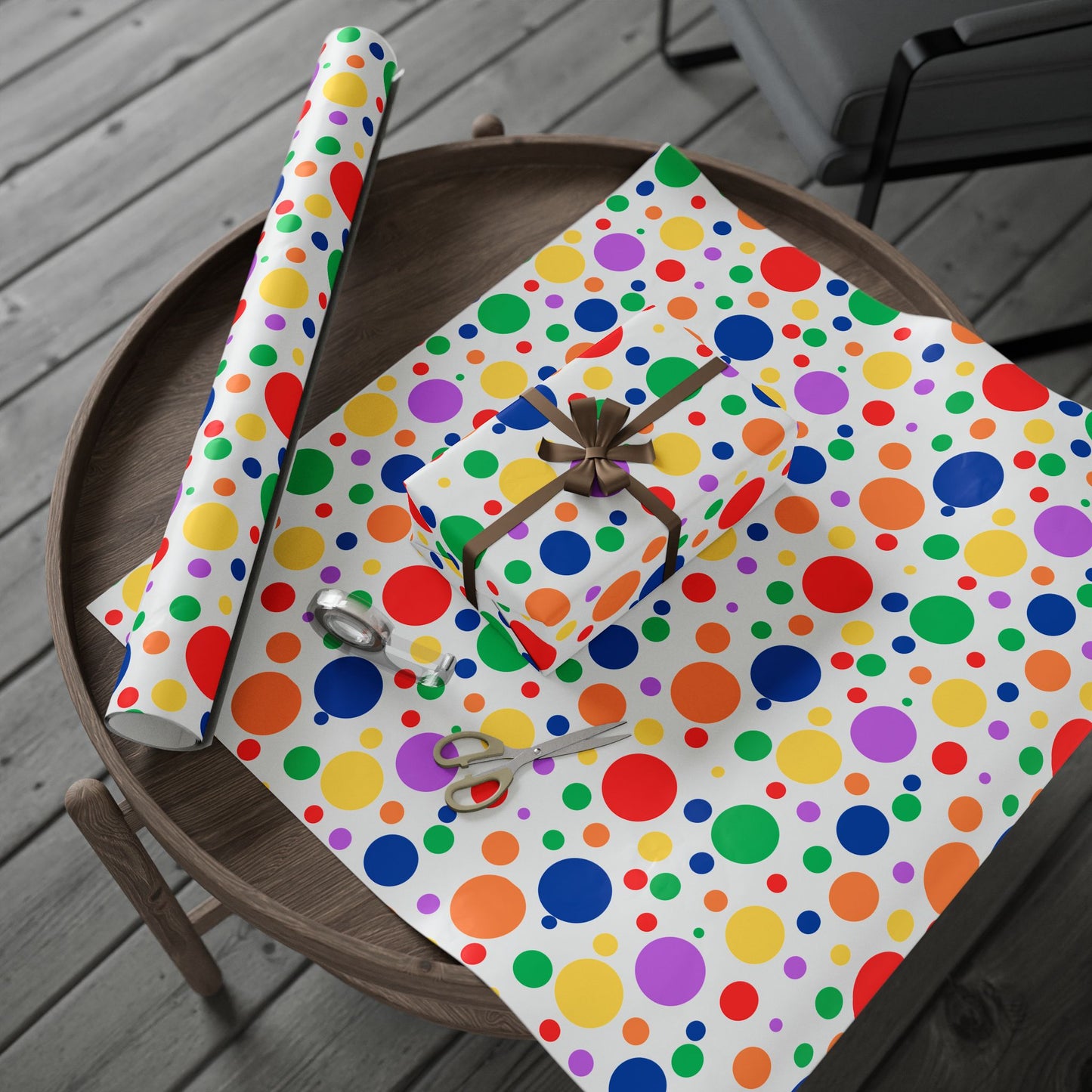 Colorful Polka Joy – Fun & Friendly Wrap