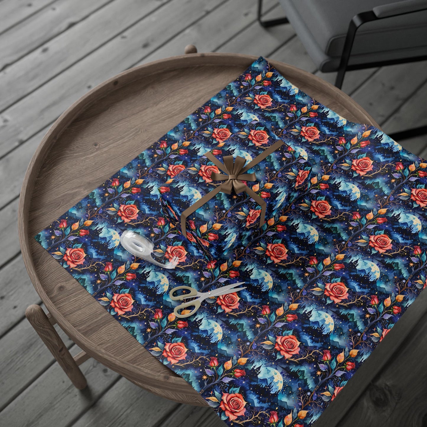 Floral Fantasy Wrapping Paper - Elegant Gift Wrap