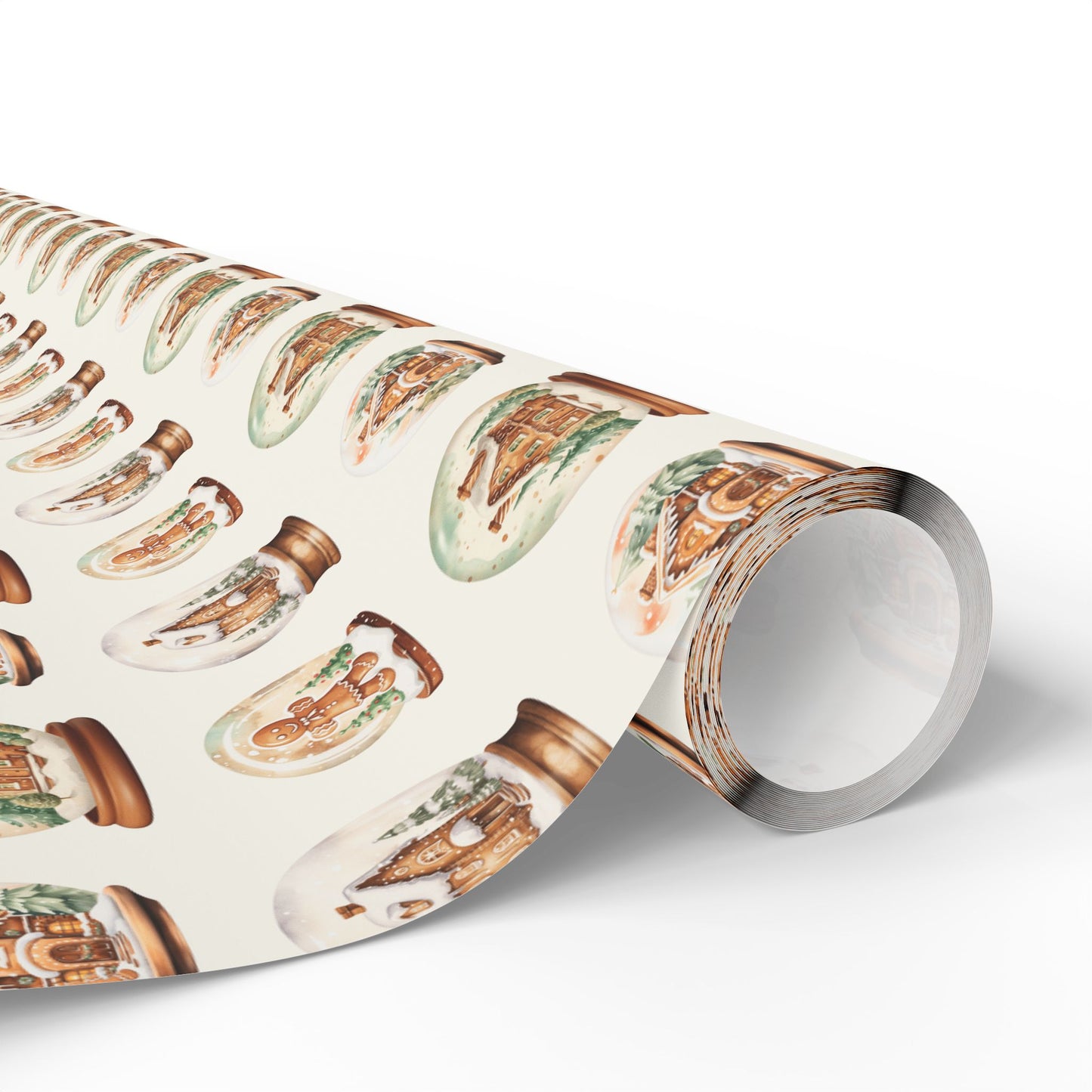Shake It Off – Gingerbread Globe Glow Wrapping Paper