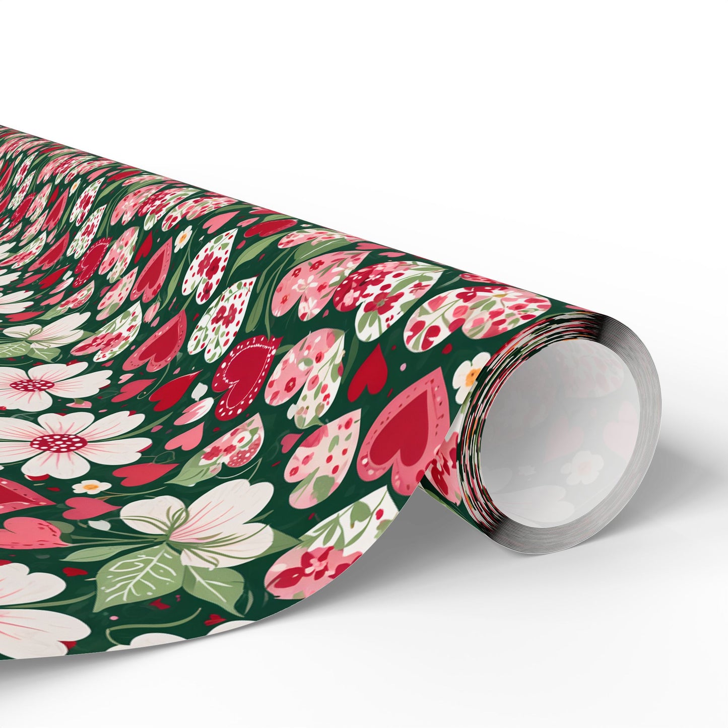 Flora & Heart Wrapping Paper,