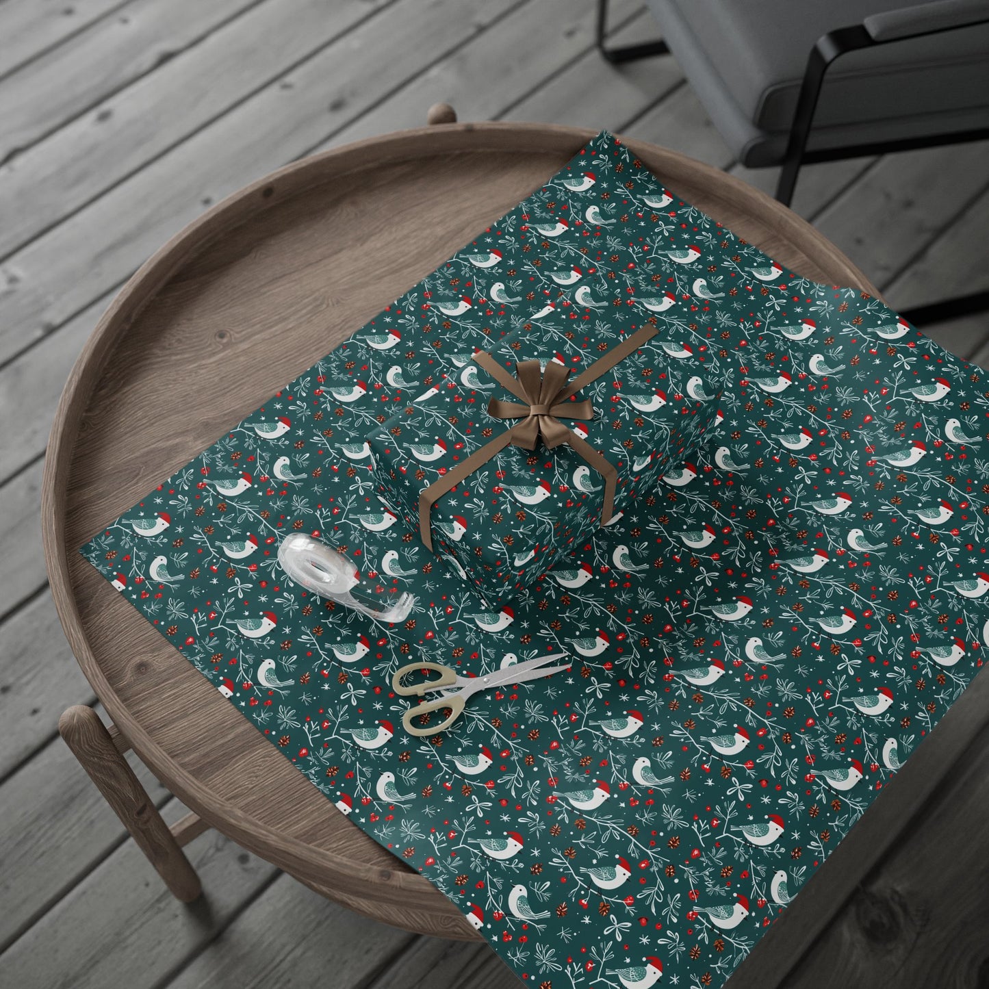 Chirp, Chirp, Hooray! Holiday Wrapping Paper