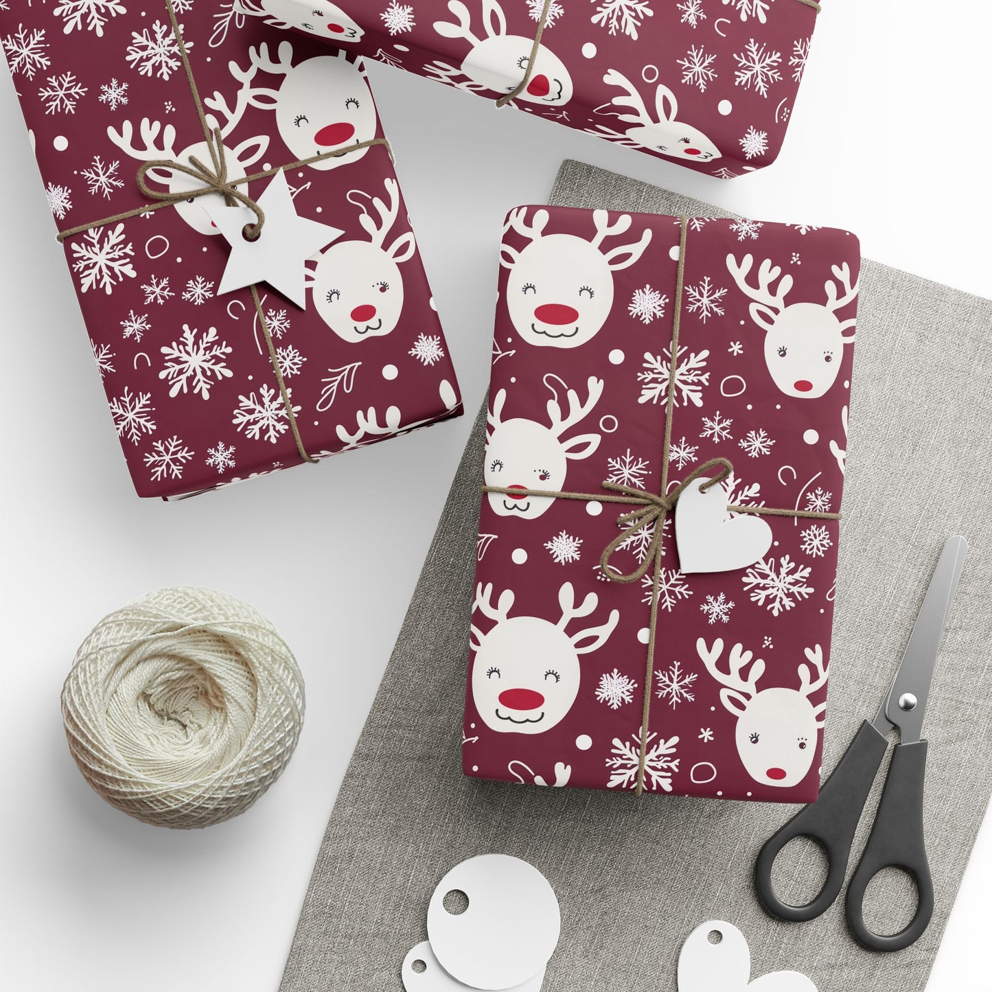 Sleigh All Day – Sassy Reindeer Wrapping Paper