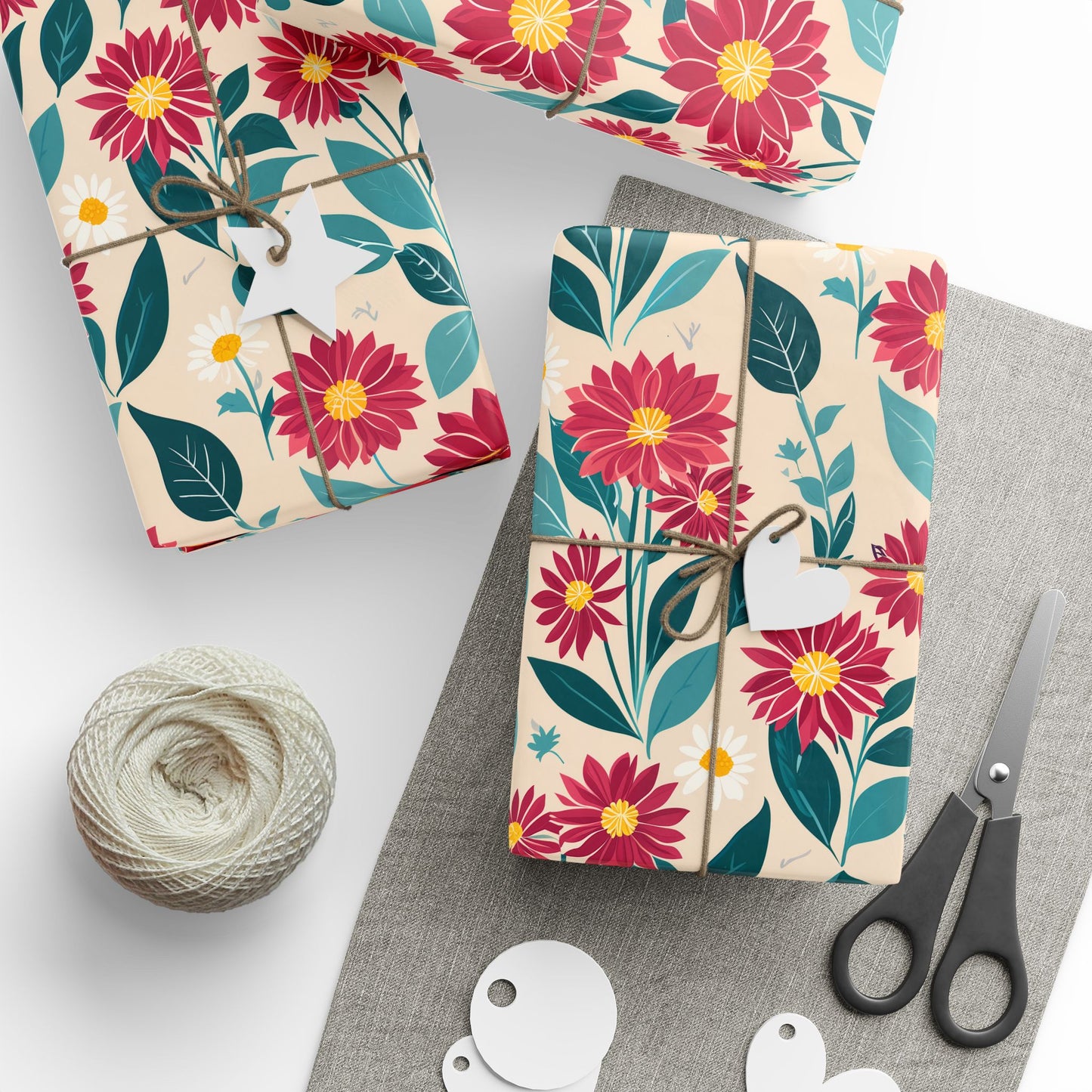 Daisy Wrapping Papers