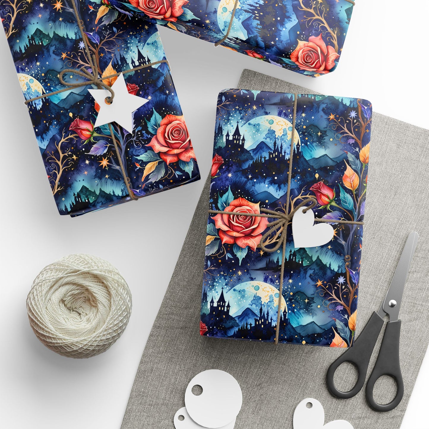 Floral Fantasy Wrapping Paper - Elegant Gift Wrap
