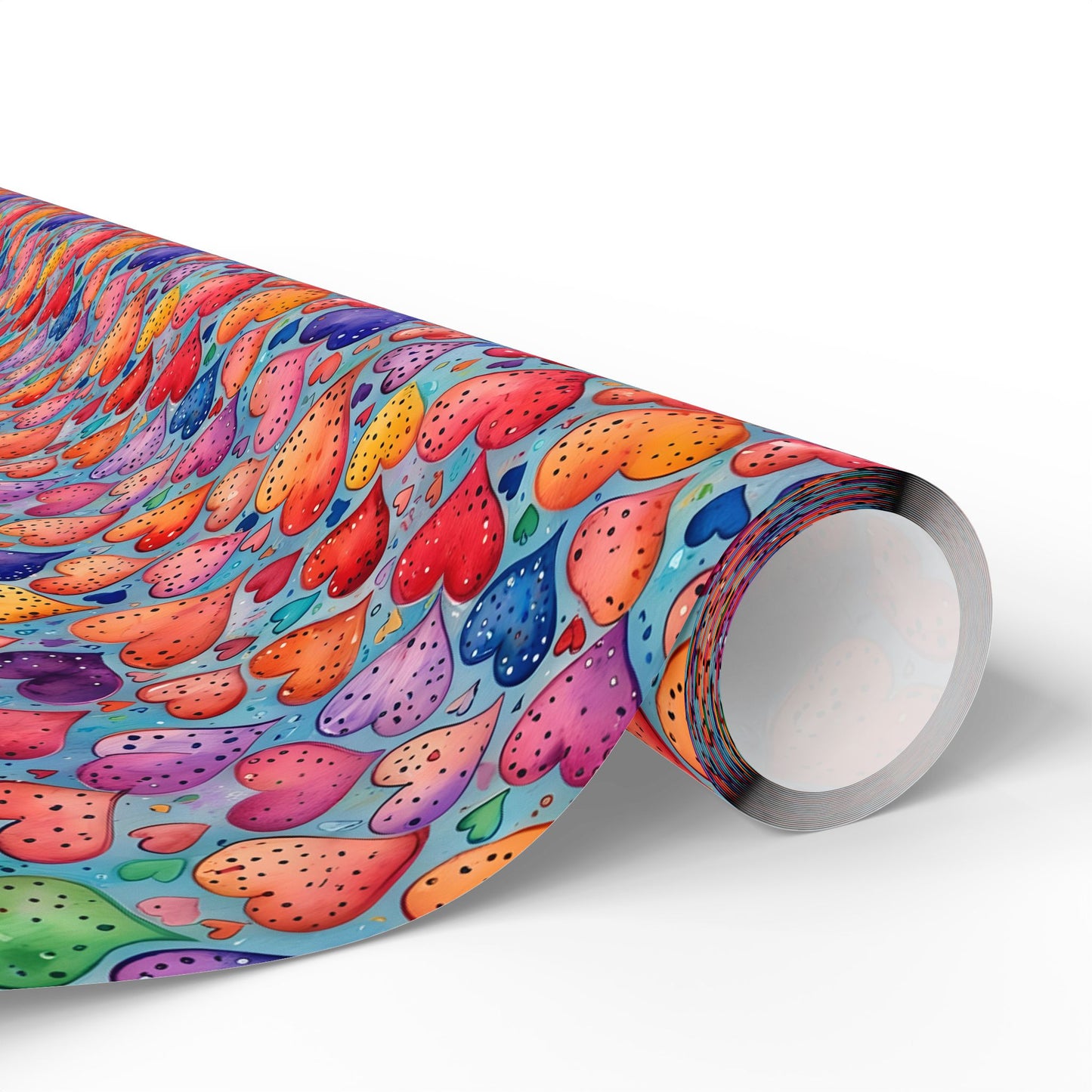 Vibrant Love Wrapping Paper - Colorful Gift Wrap