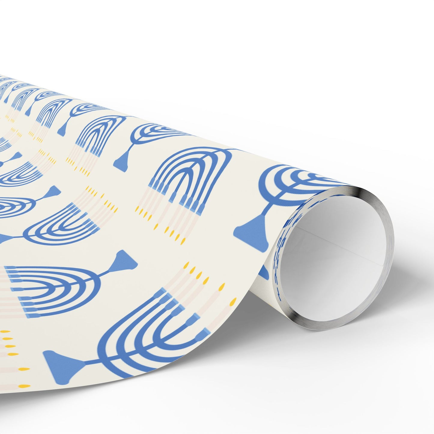 Hanukkah Menorah Wrapping Paper