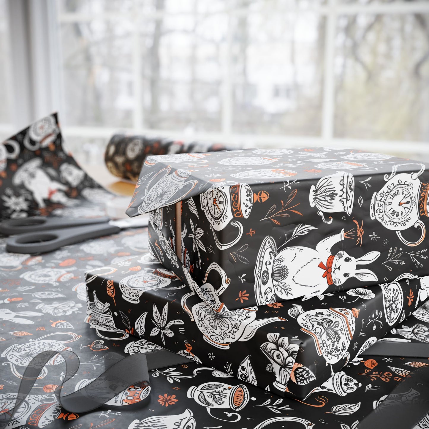 Vintage Alice In Wonderland Wrapping Papers