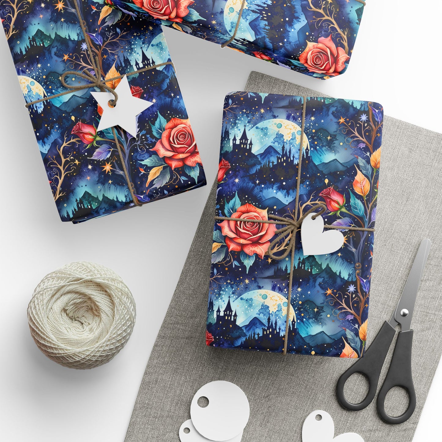 Floral Fantasy Wrapping Paper - Elegant Gift Wrap