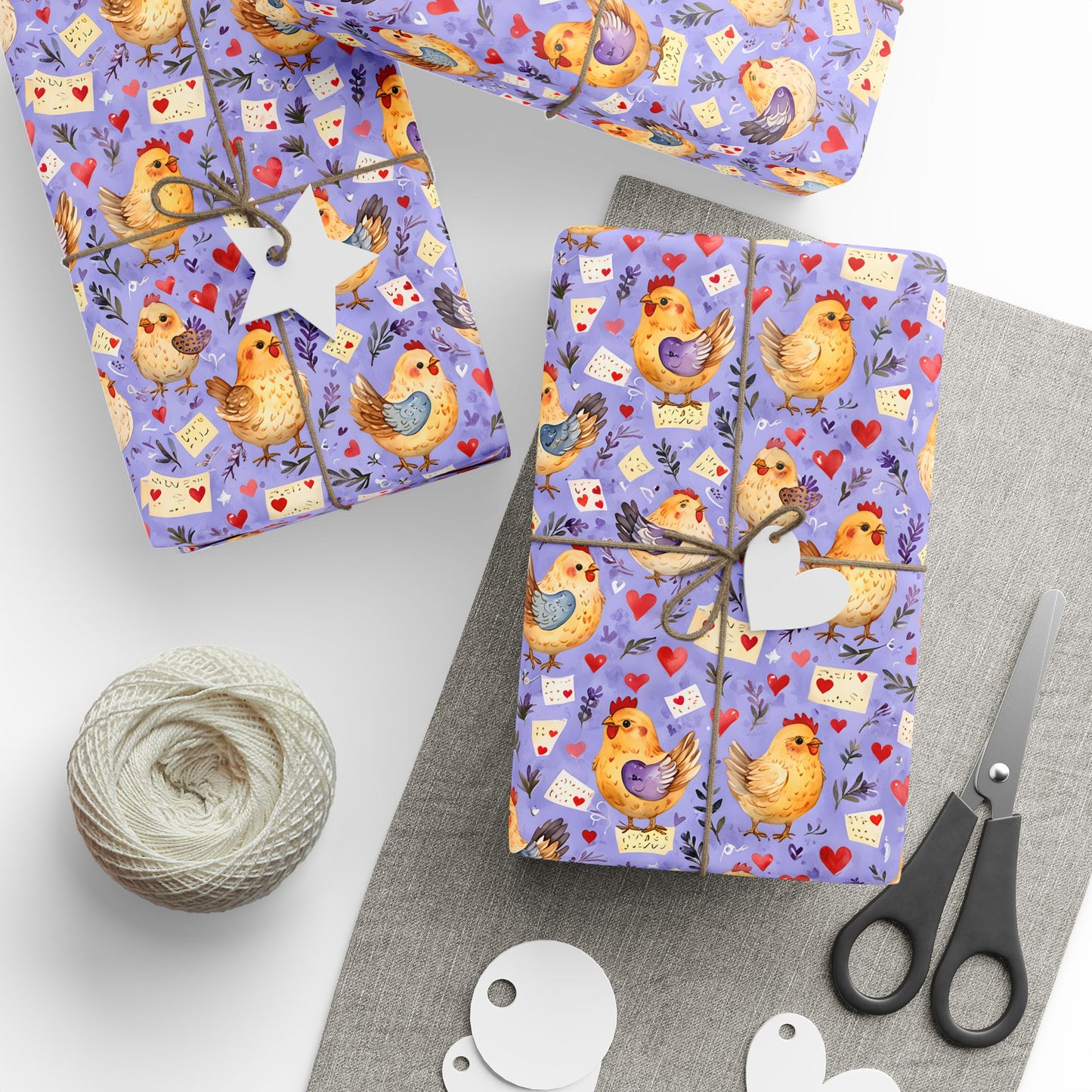 Gift Wrap: Chicken Print