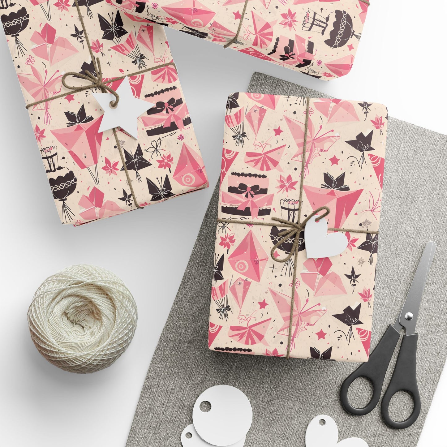 Chic Origami Gift Wrapping Paper