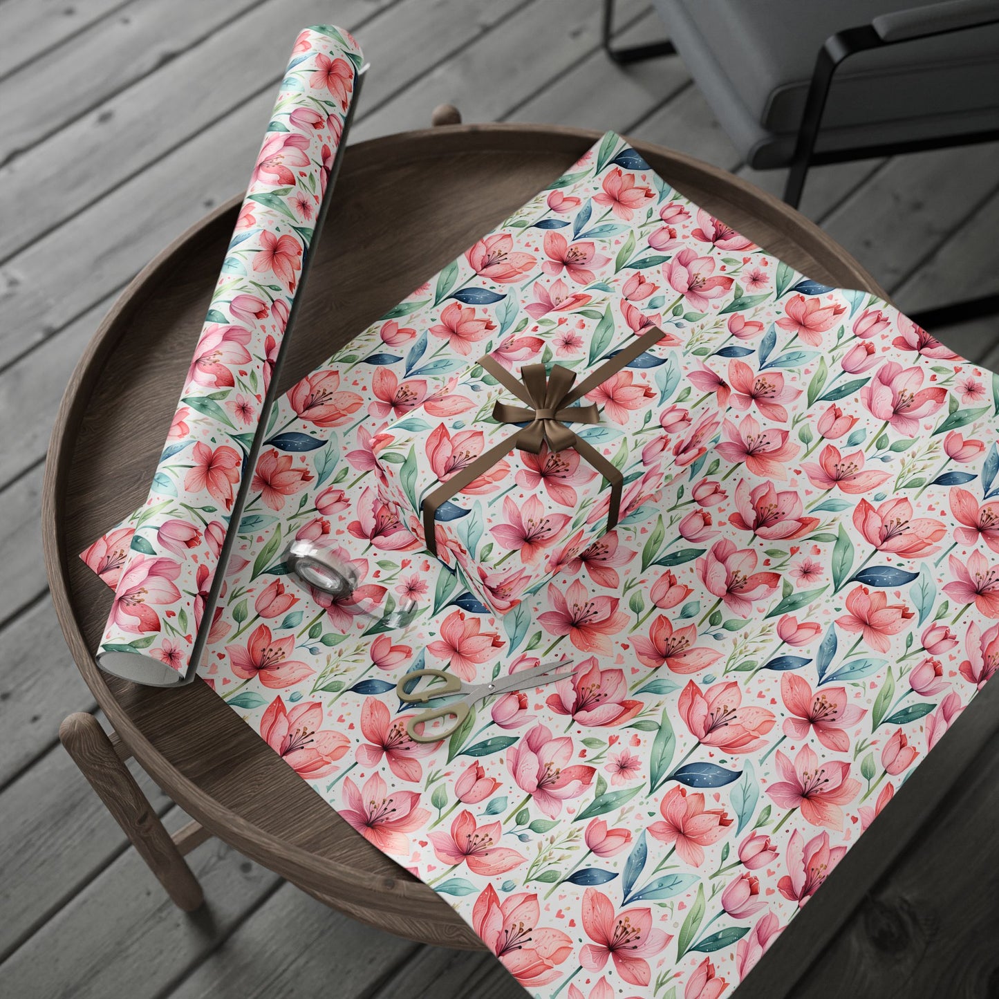Blush Blooms – Watercolor Floral Wrap