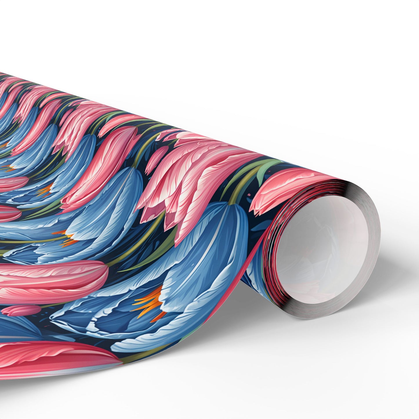 Vibrant Tulip Floral Wrapping Paper