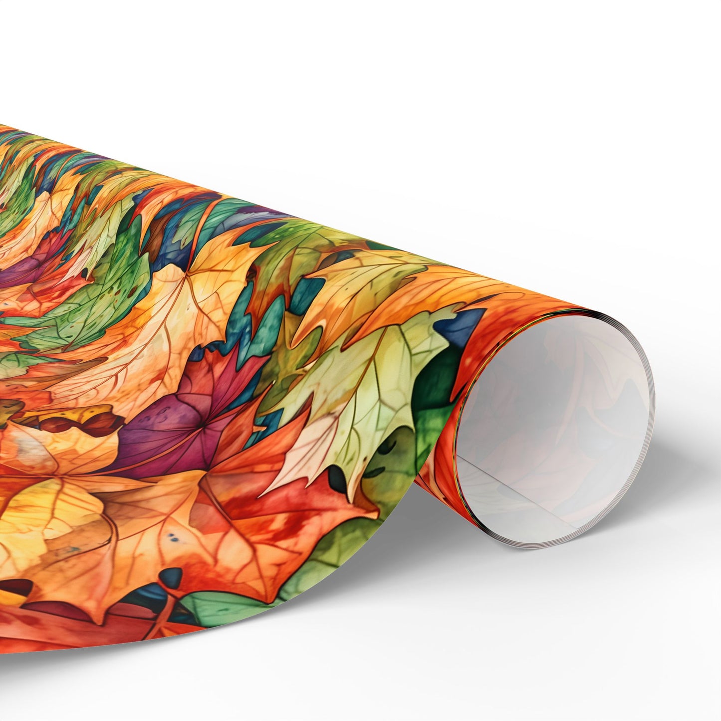 Fall Leaf Wrapping Papers, Autumn Gift Wrap