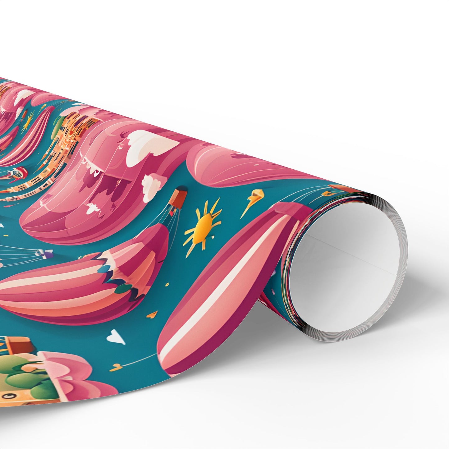 Travel Cityscape Gift Wrapping Paper
