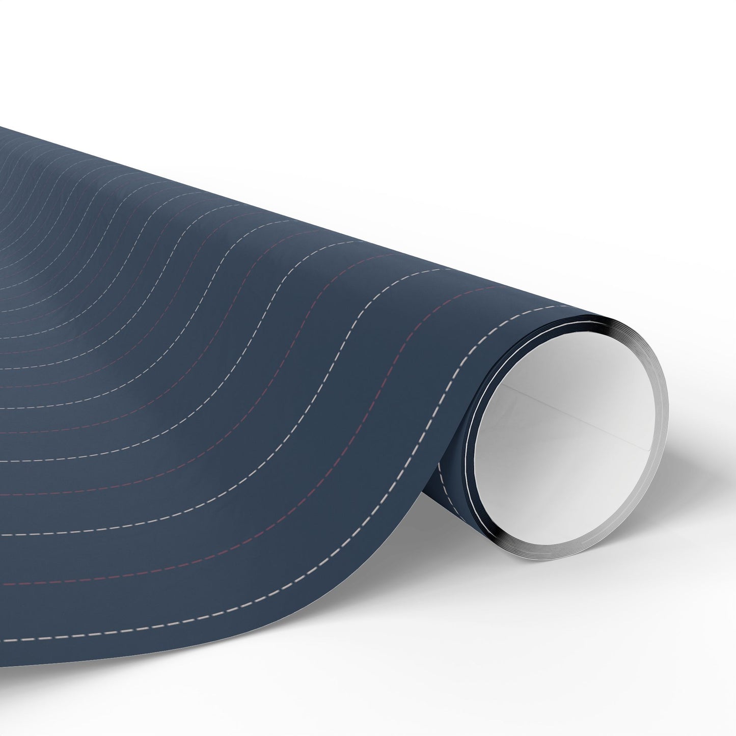 Elegant Navy Striped Wrapping Paper