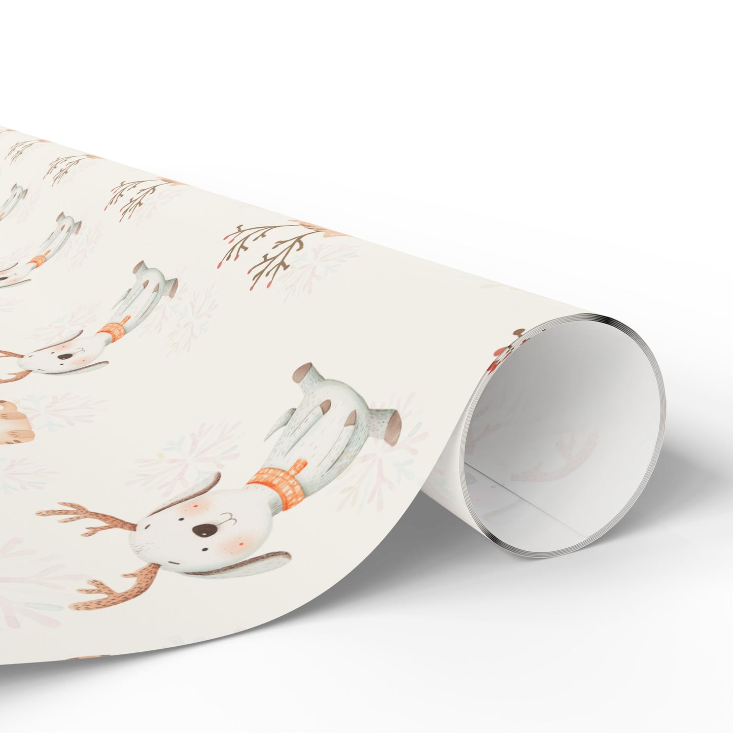 Merry Whiskers & Woofmas – Pastel Pets Holiday Wrapping Paper
