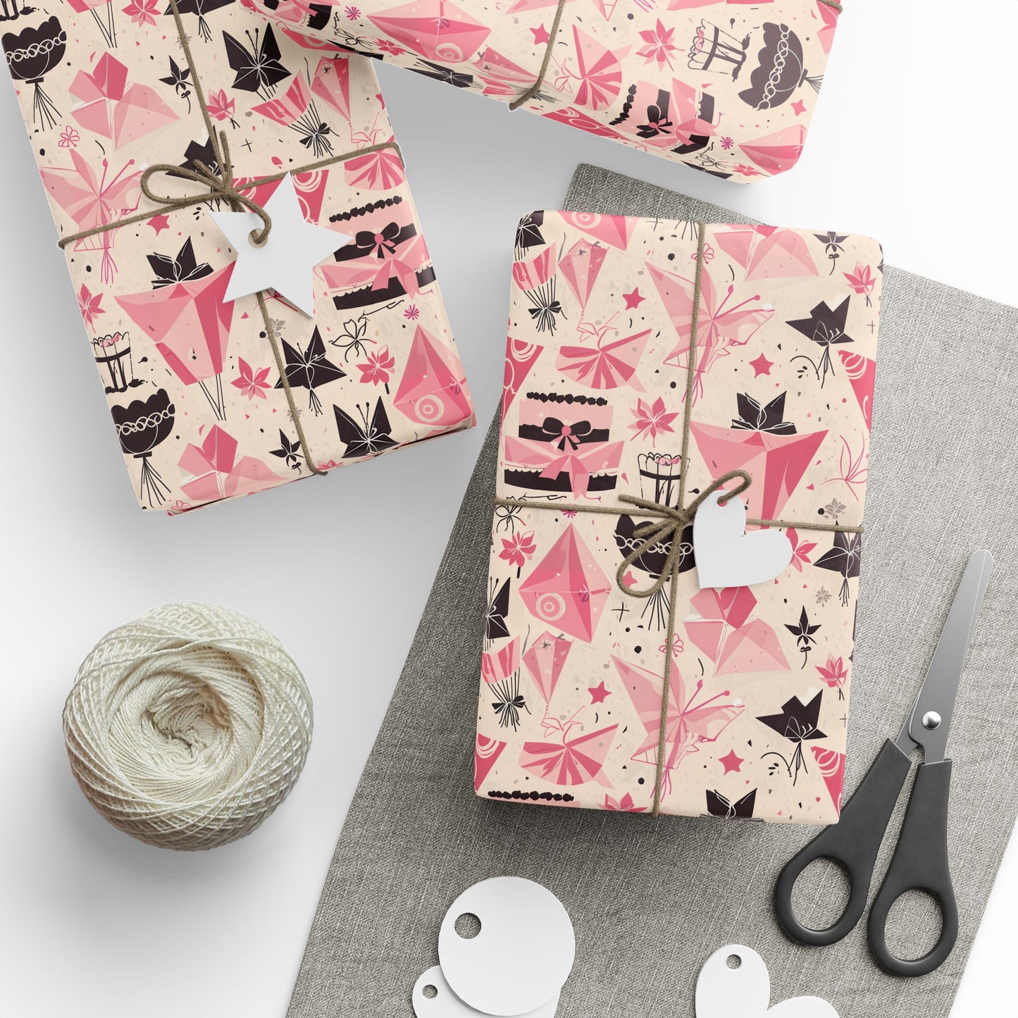 Chic Origami Gift Wrapping Paper