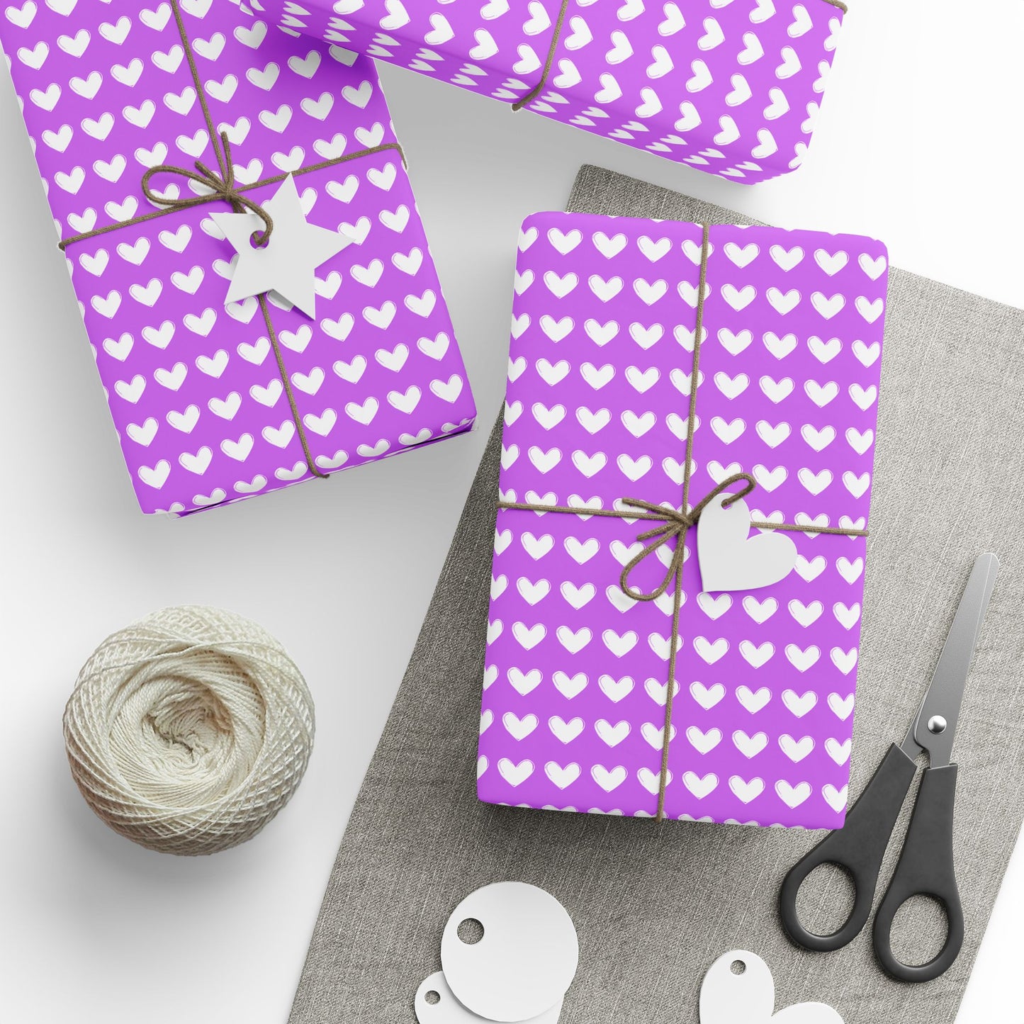 Purple Heart Wrapping Paper