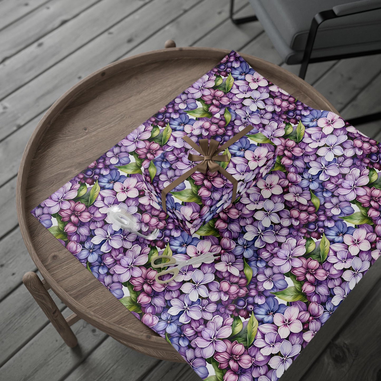 Botanical Lilac Wrapping Papers