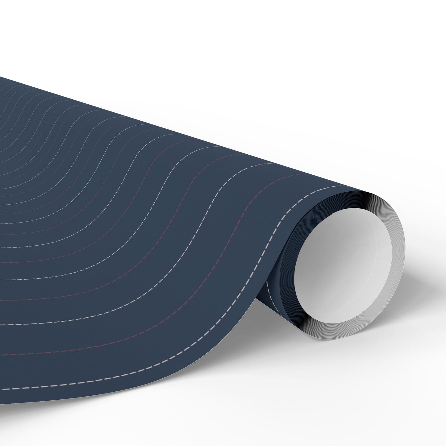 Elegant Navy Striped Wrapping Paper