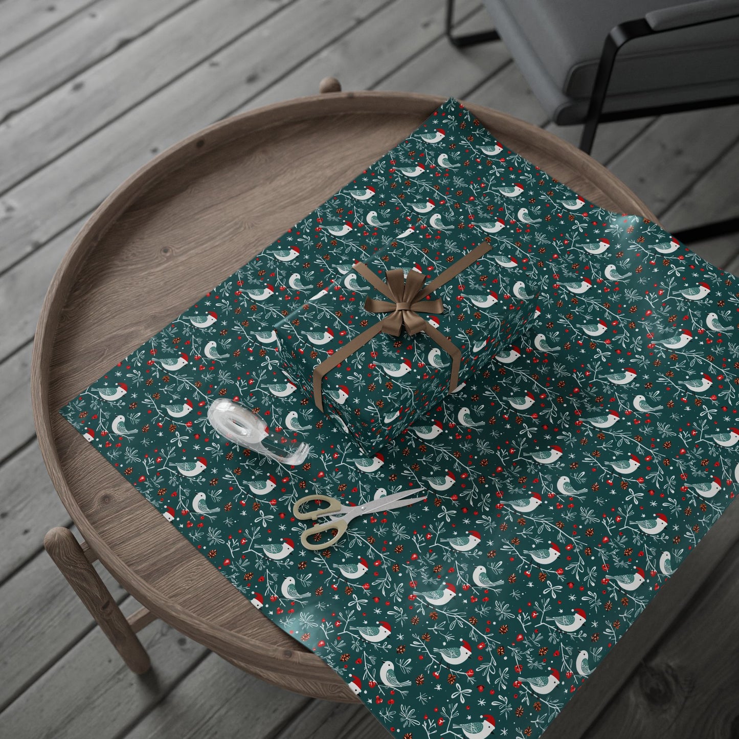 Chirp, Chirp, Hooray! Holiday Wrapping Paper