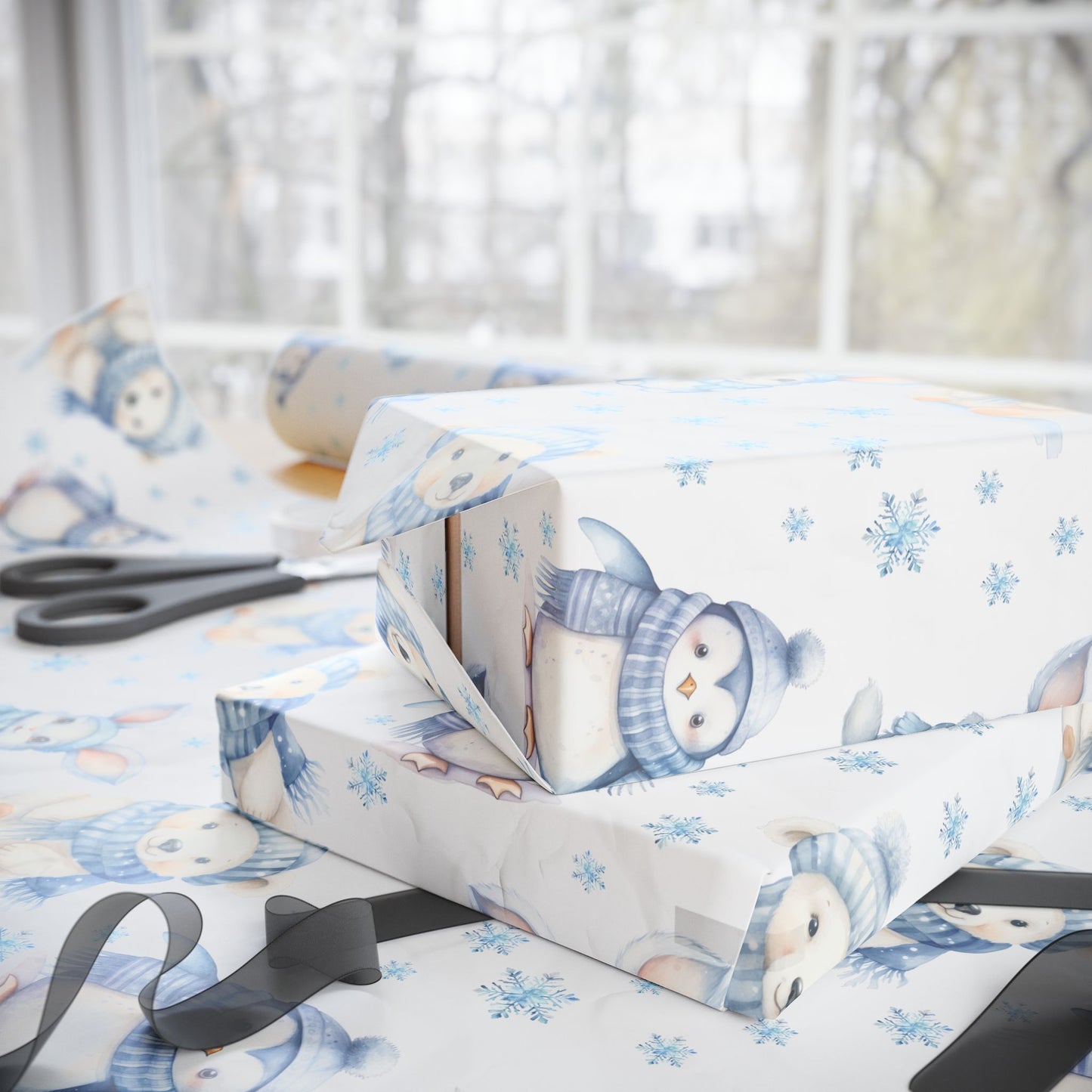 Animal Winter Friends Wrapping Papers