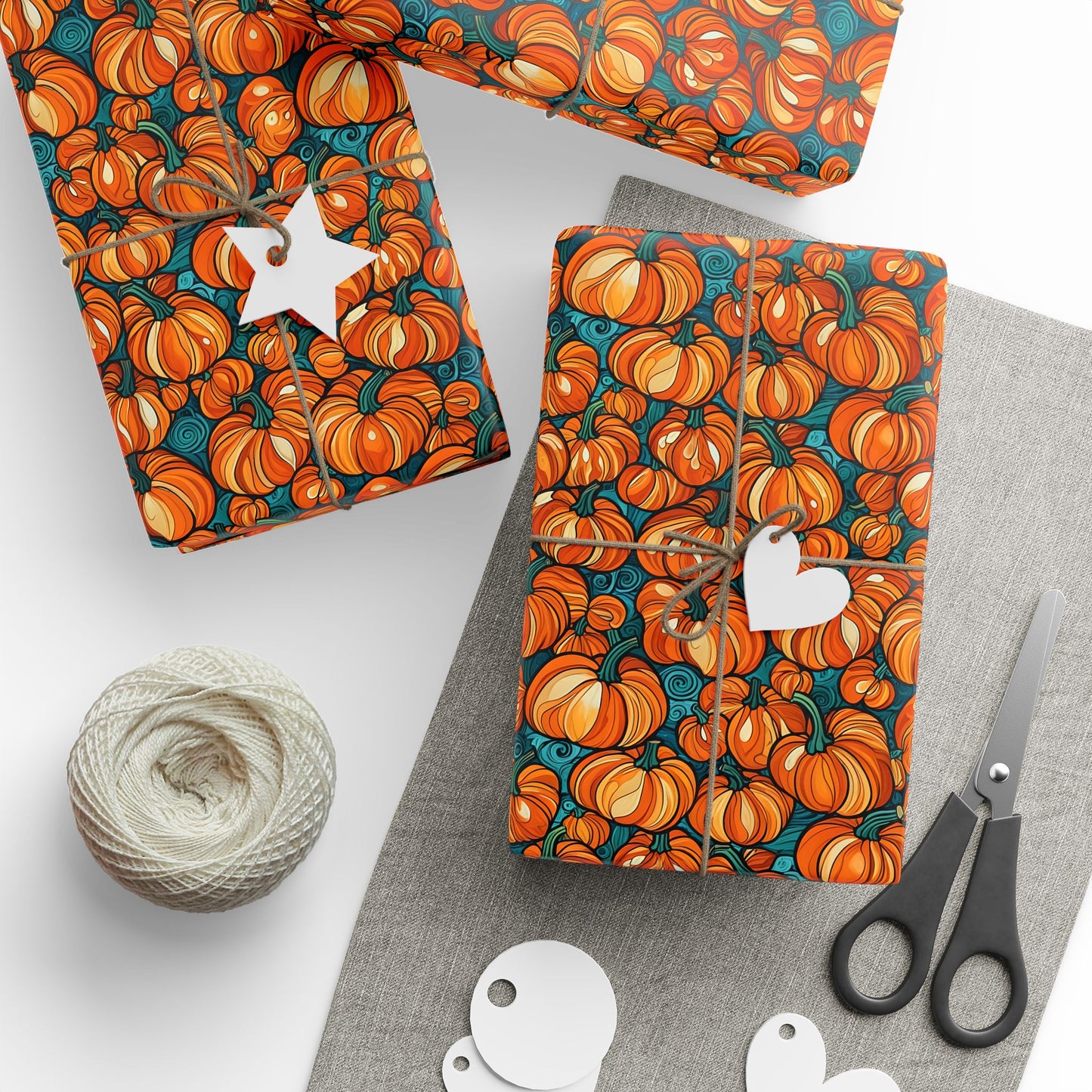 Pumpkin Wrapping Paper