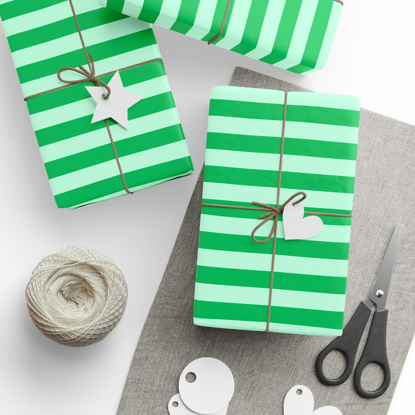 Go Green & Gift Happy – Fun Striped Wrap
