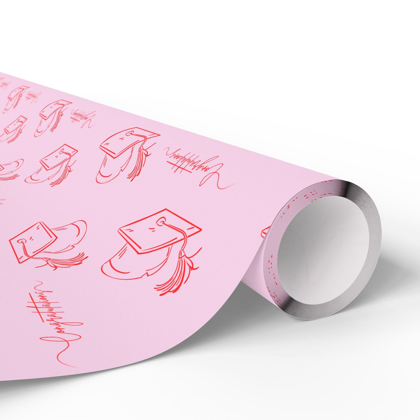 Pink and Red Congrats Graduation
