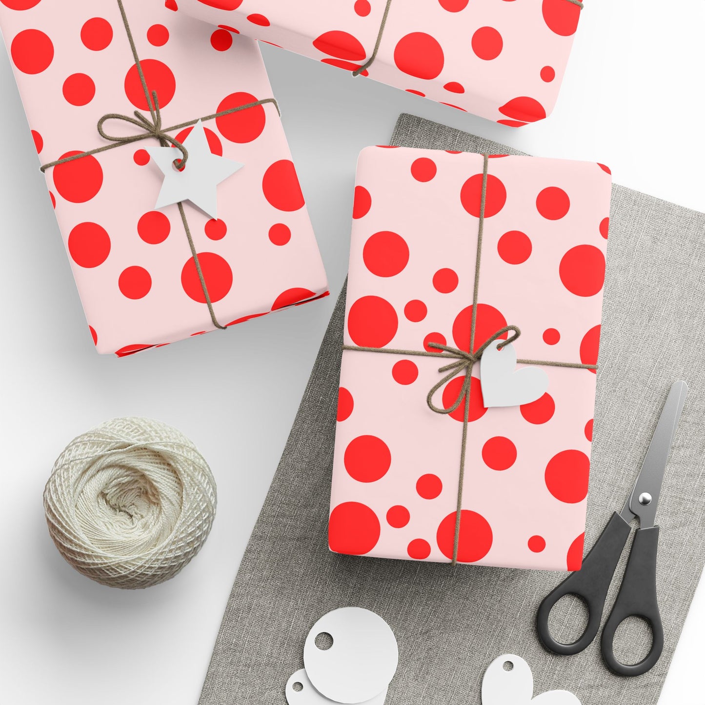 Polka Party – Playful Pink & Red Wrap