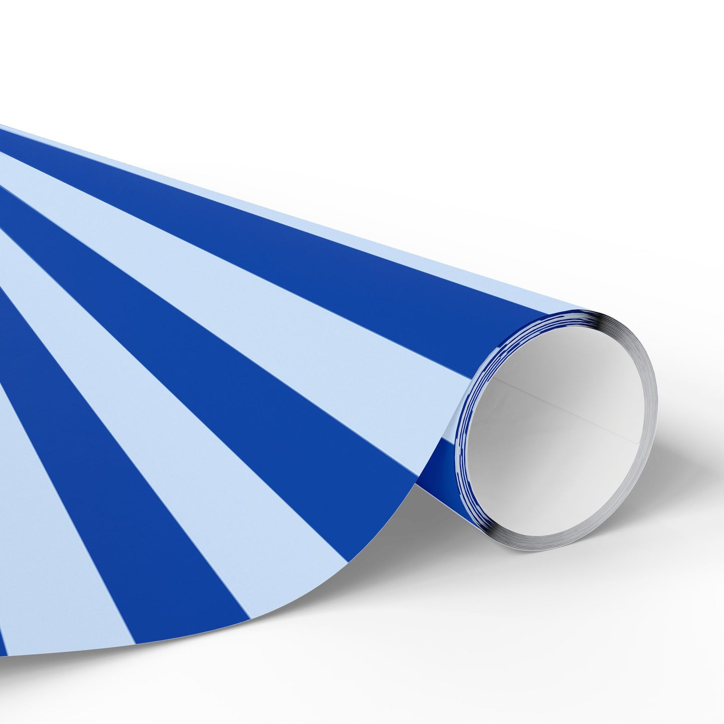 Blue Elegance – Sophisticated Striped Wrap