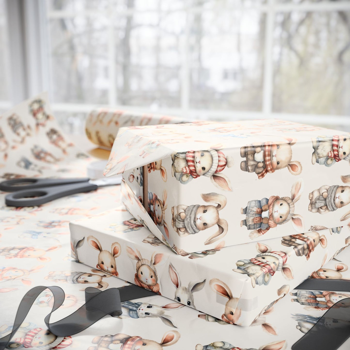 Cozy Bunny Wrapping Paper