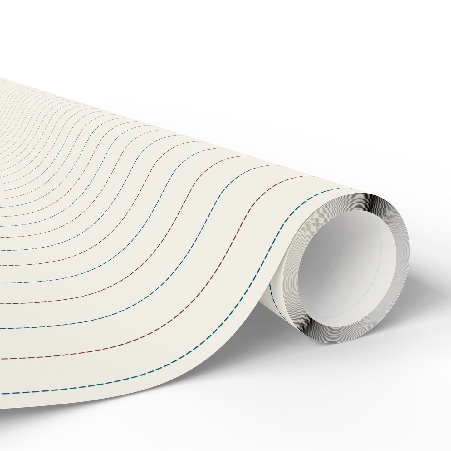 Elegant Stripe Wrapping Paper (cream, red, blue)