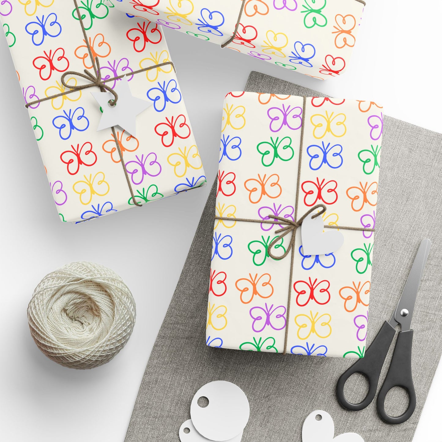 Colorful Butterfly Wrapping Paper